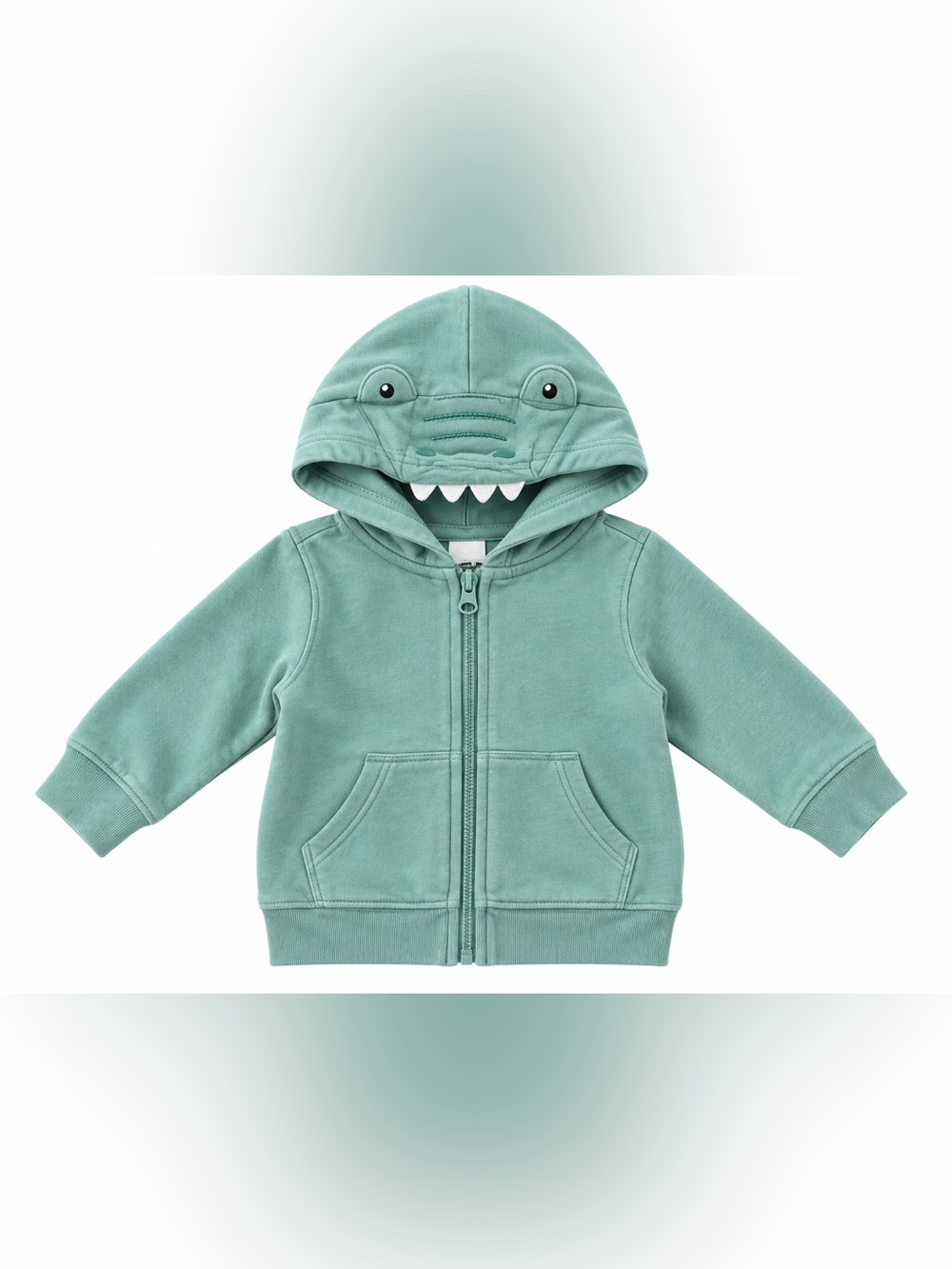 Carter’s Baby Alligator Crocodile Zip Hoodie Green 9M